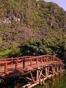 Rustic bridge.